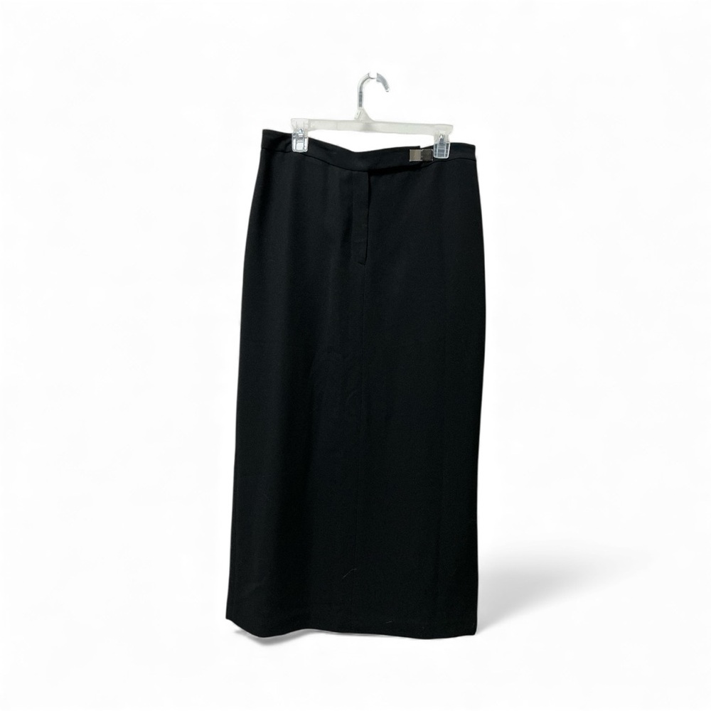Casual Corner Elegant Long Black Women's Skirt - Picture 3 of 9